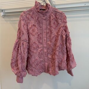 Elegant Dusty Rose Women's Blouse
